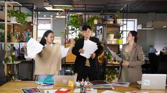 中国 有趣 创意 工作视频素材