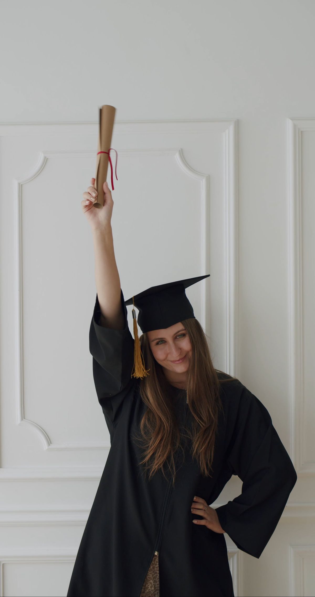 Graduate Waving With Academic Cap Free Stock Video Footage, Royalty ...