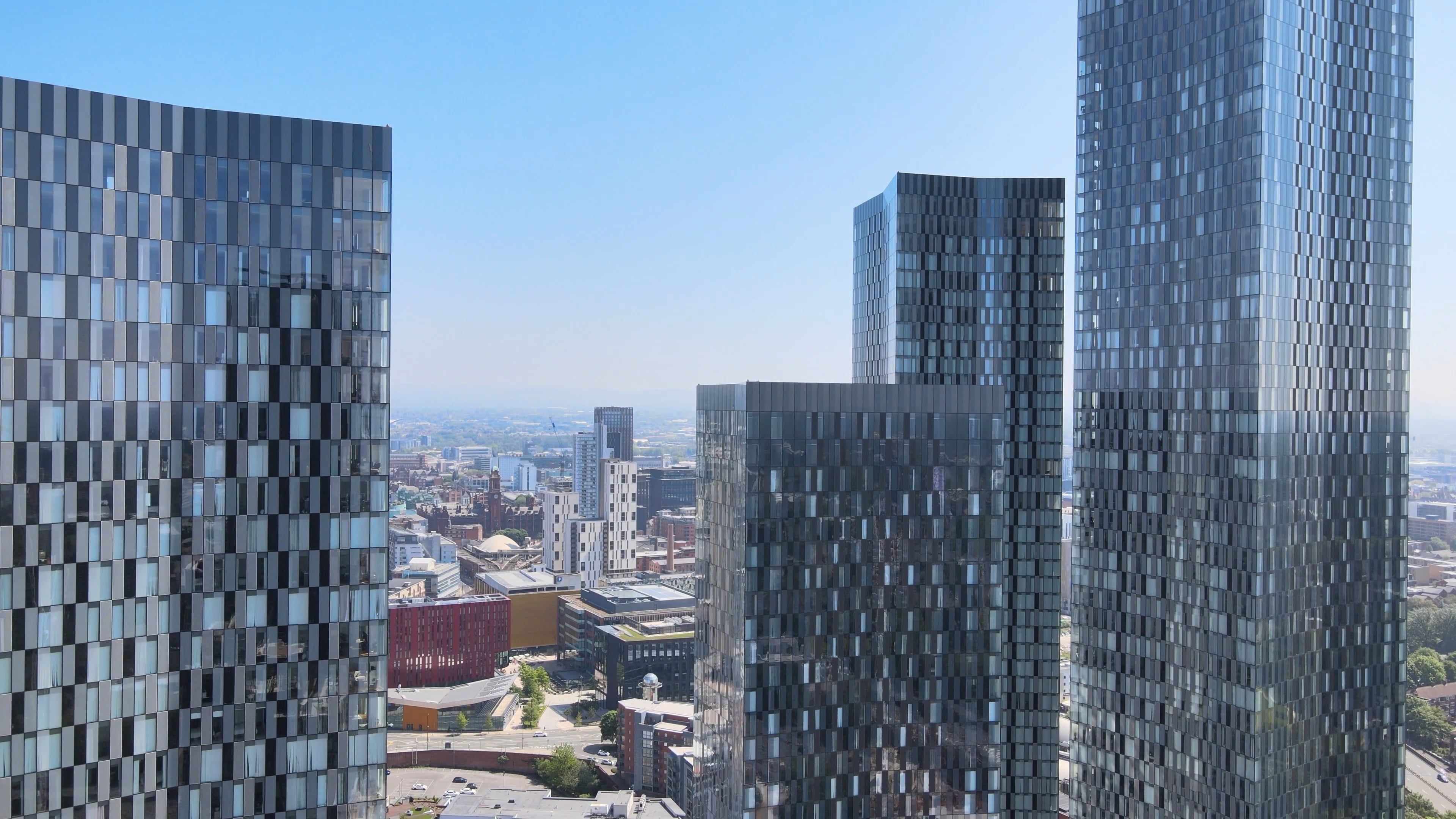 Drone Footage of Buildings in the City Free Stock Video Footage ...