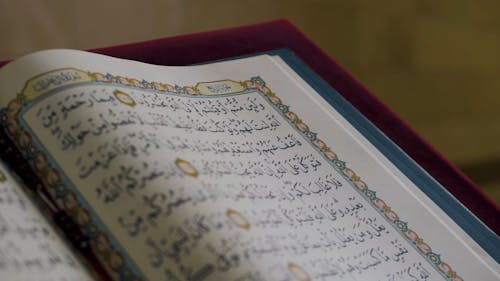 Close Up of a Quran