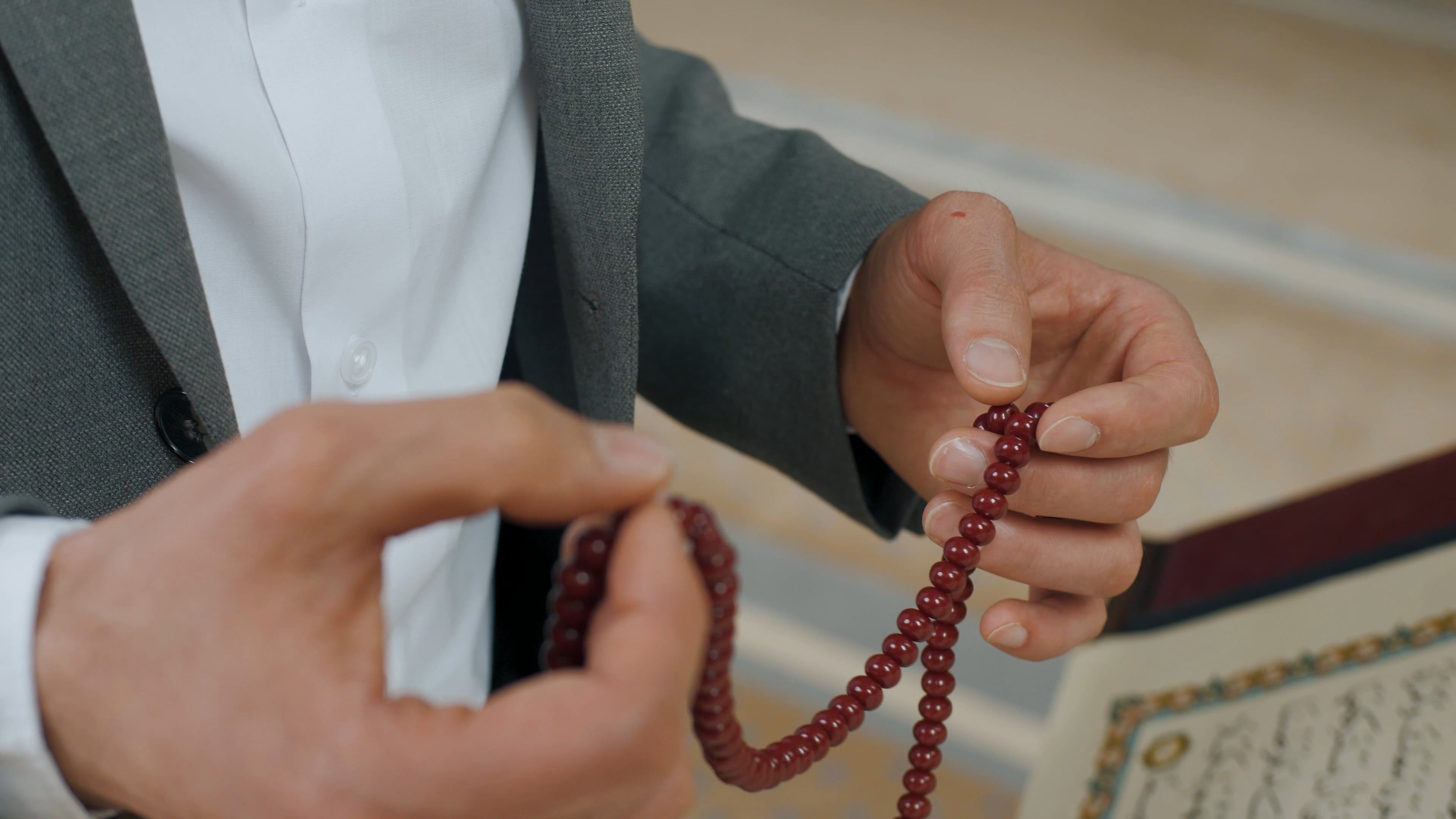 A Person Holding Prayer Beads Free Stock Video Footage, Royalty-Free 4K ...