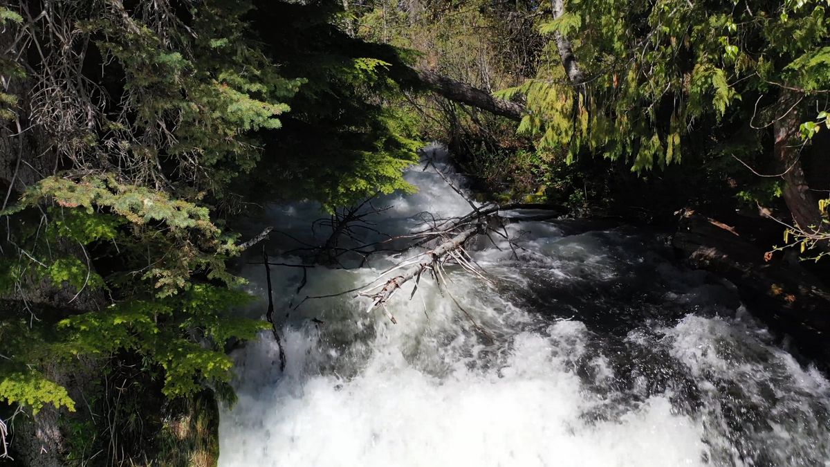 Drone Footage of a Waterfall Free Stock Video Footage, Royalty-Free 4K ...