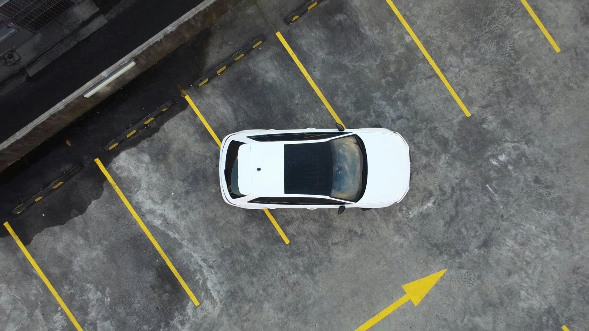 Drone Footage of Cars in a Parking Lot · Free Stock Video
