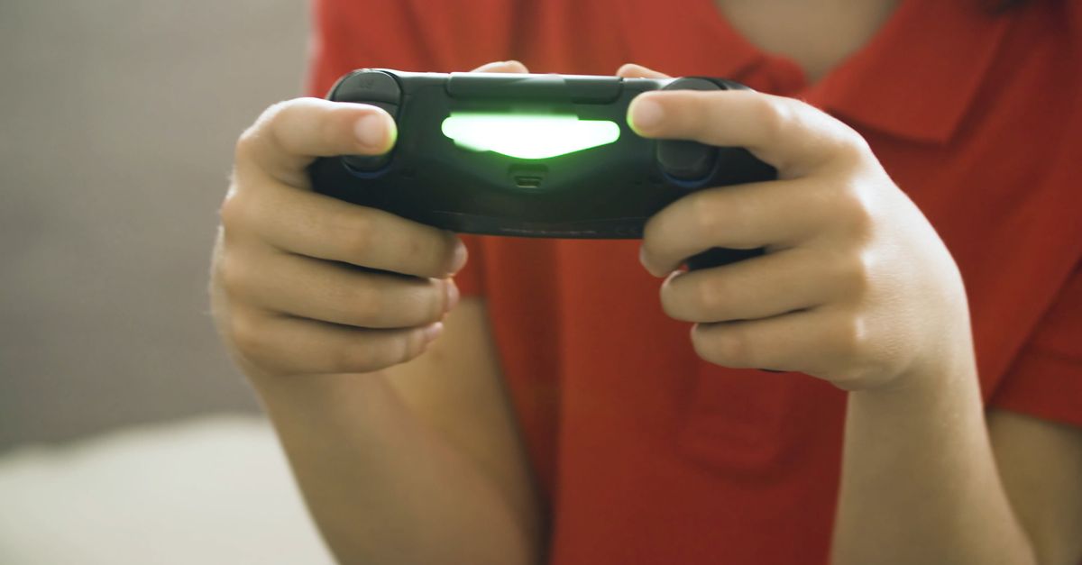 Kid Using Controller Children Using a Wireless Game Controller Free Stock Video Footage ...