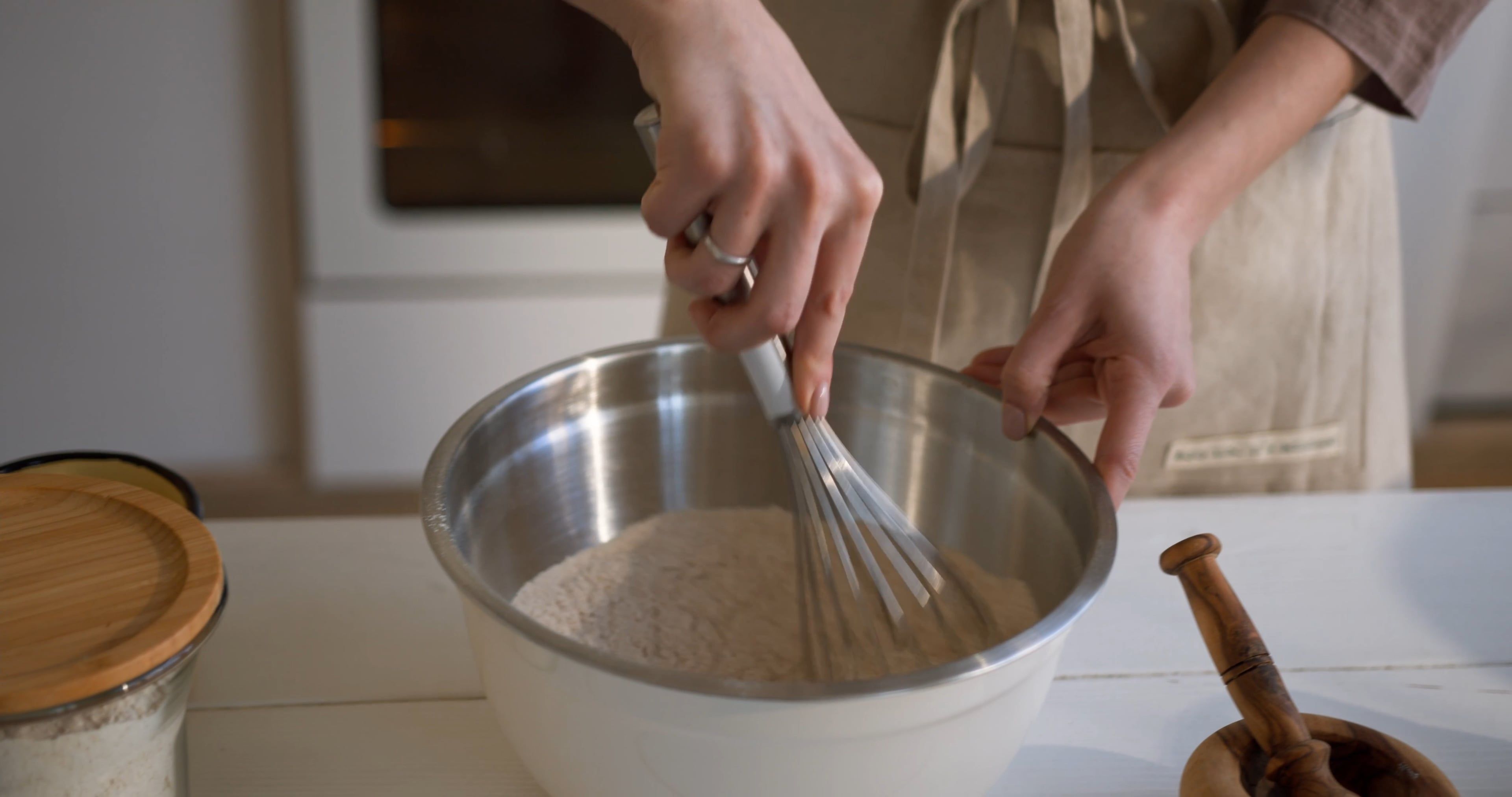 A Woman Mixing Ingredients Free Stock Video Footage, Royalty-Free 4K ...