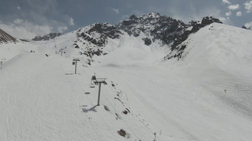 Aerial Footage of a Mountain Peak