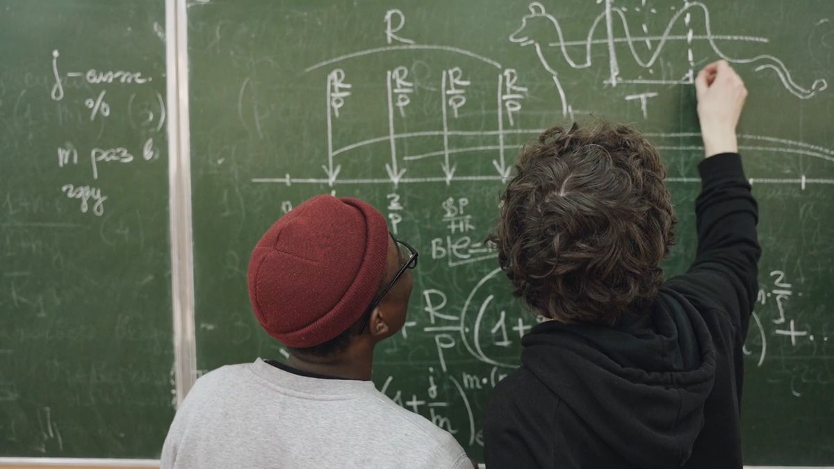 Man Teaching Algebra To A Student Free Stock Video Footage, Royalty ...