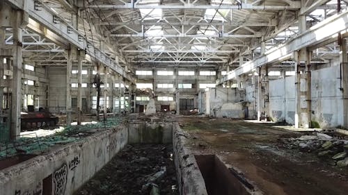 A Footage of an Abandoned Building