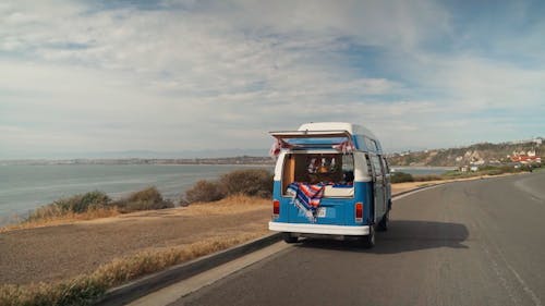 A Camper Van on the Road