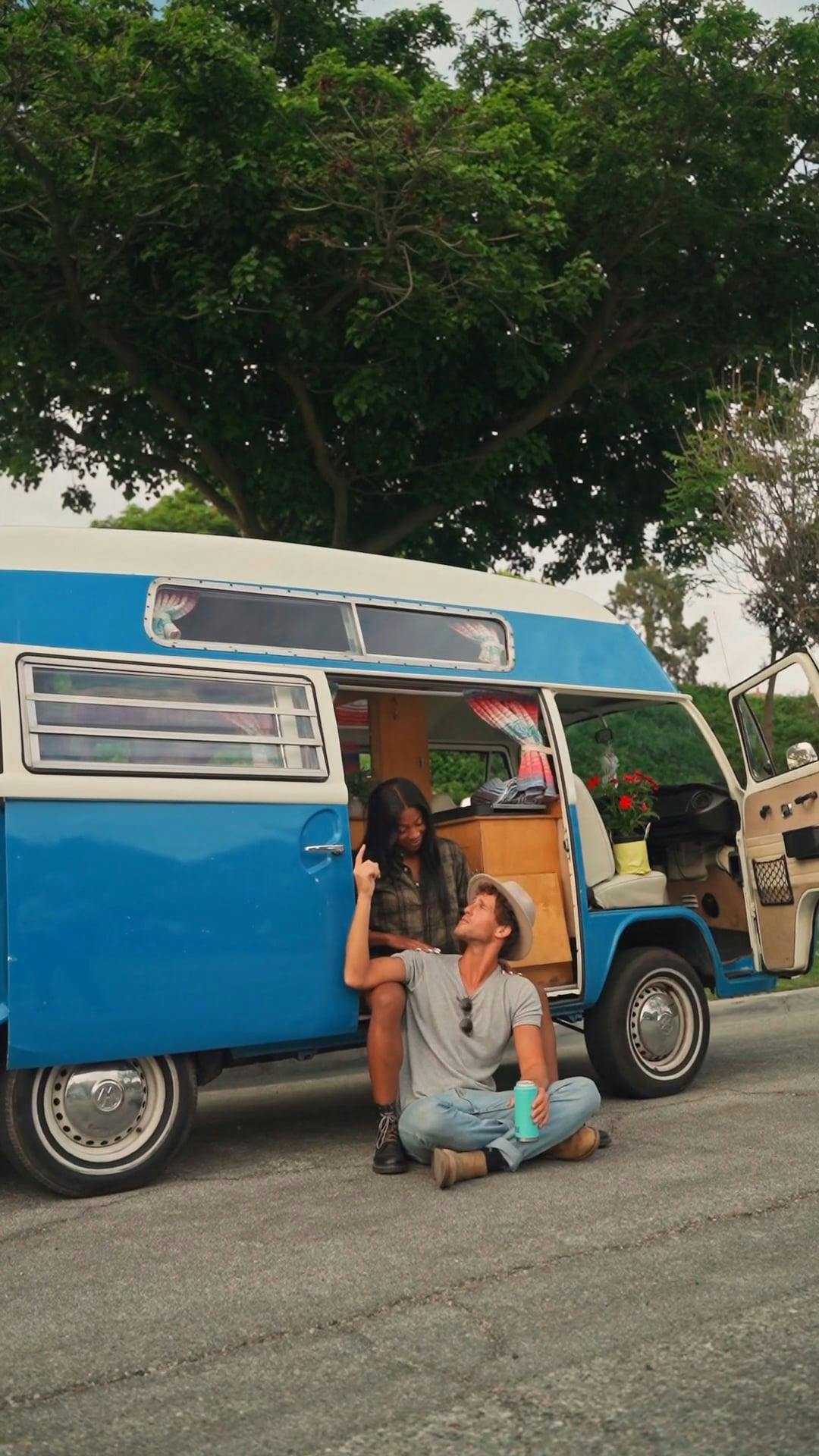 A Couple Spending Time Together on a Camper Van · Free Stock Video