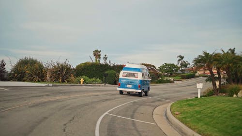 A Camper Van on the Road