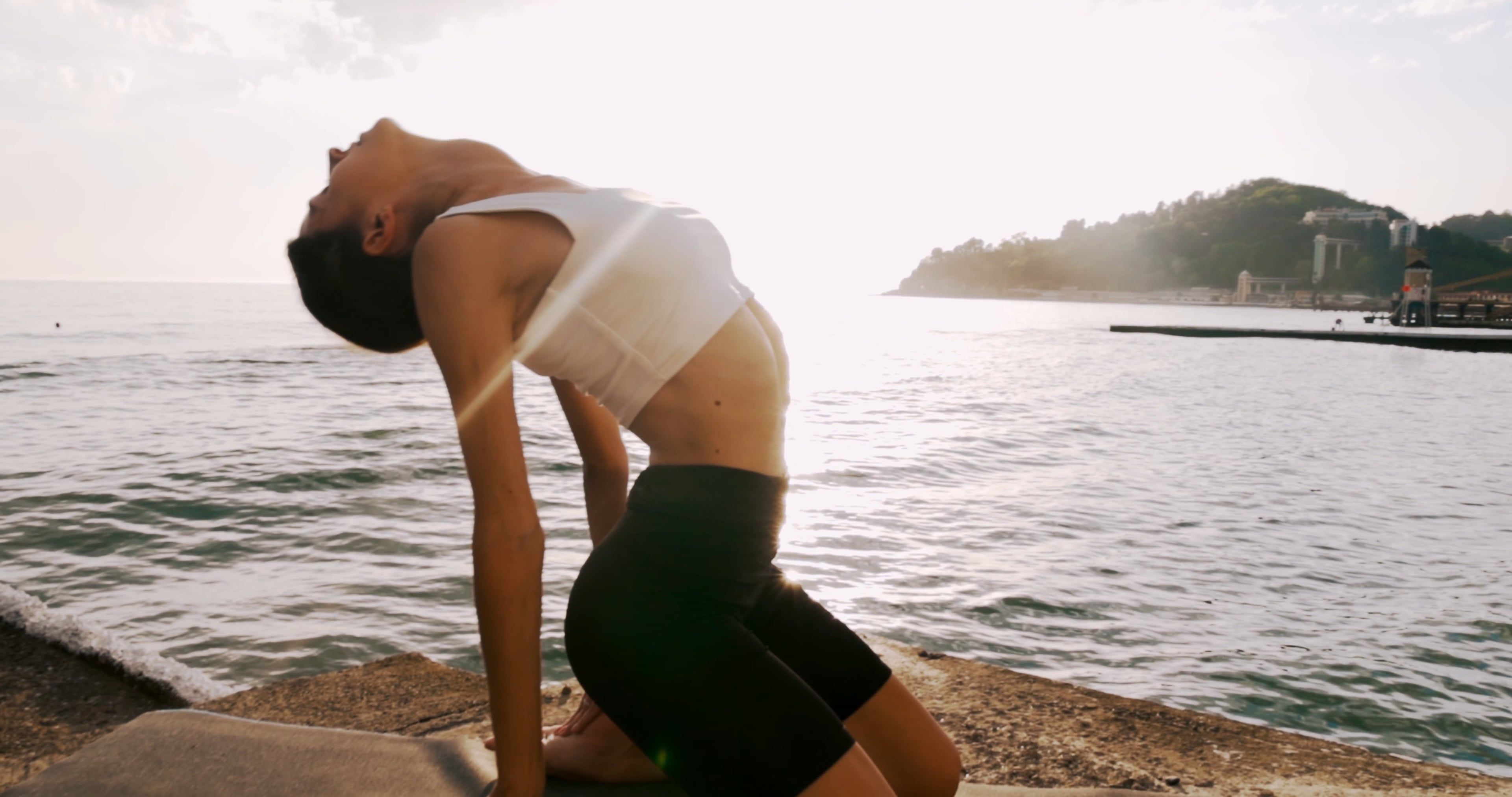 A Woman Doing Yoga Free Stock Video Footage, Royalty-Free 4K & HD Video ...