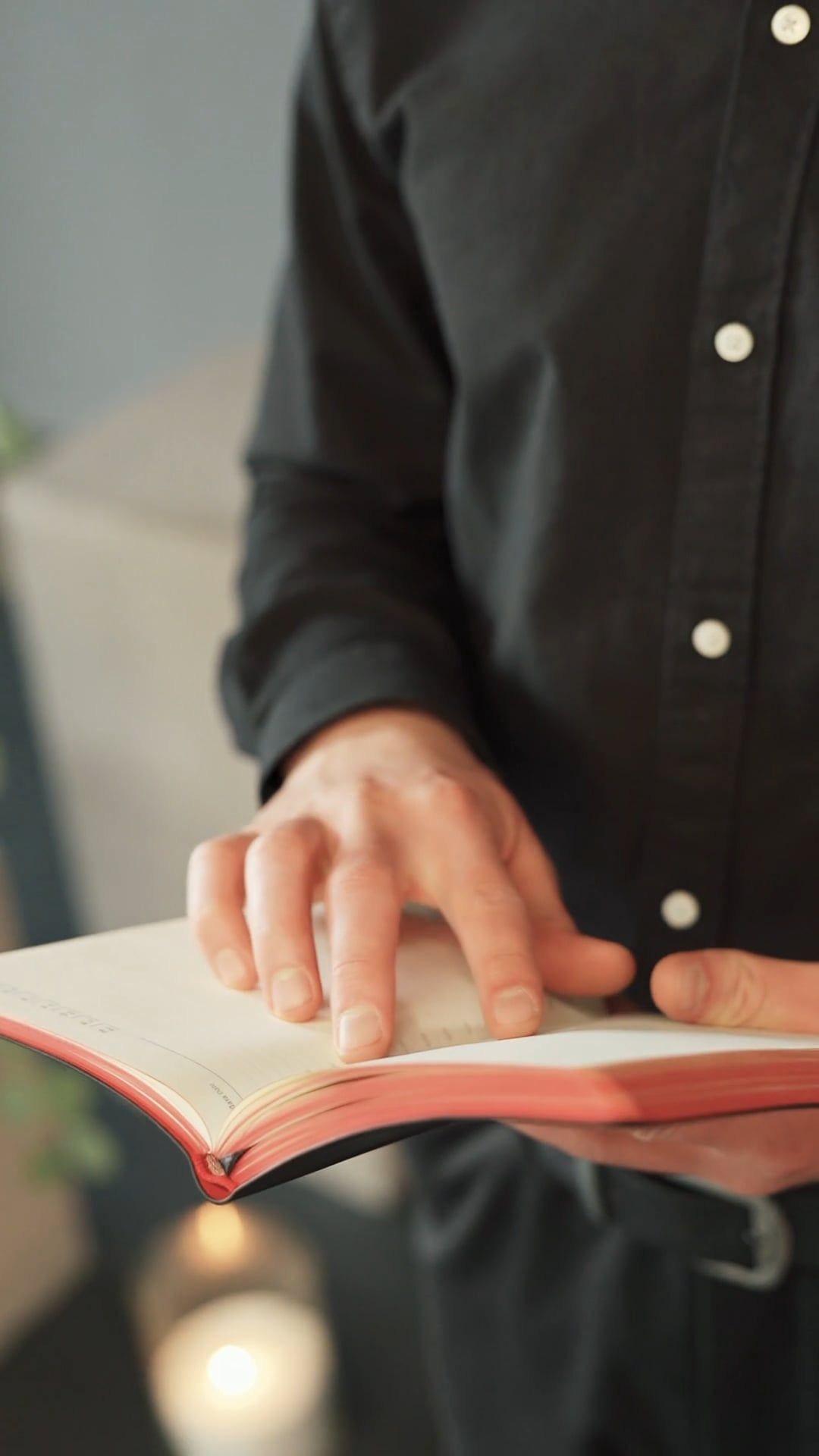 A Priest Reading His Book · Free Stock Video