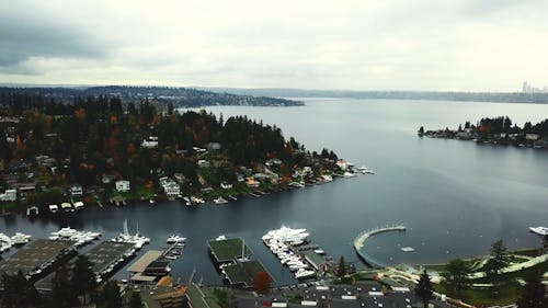 Drone Footage of Meydenbauer Bay