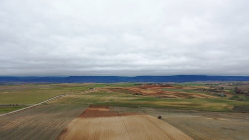 Drone Footage of Farm Fields