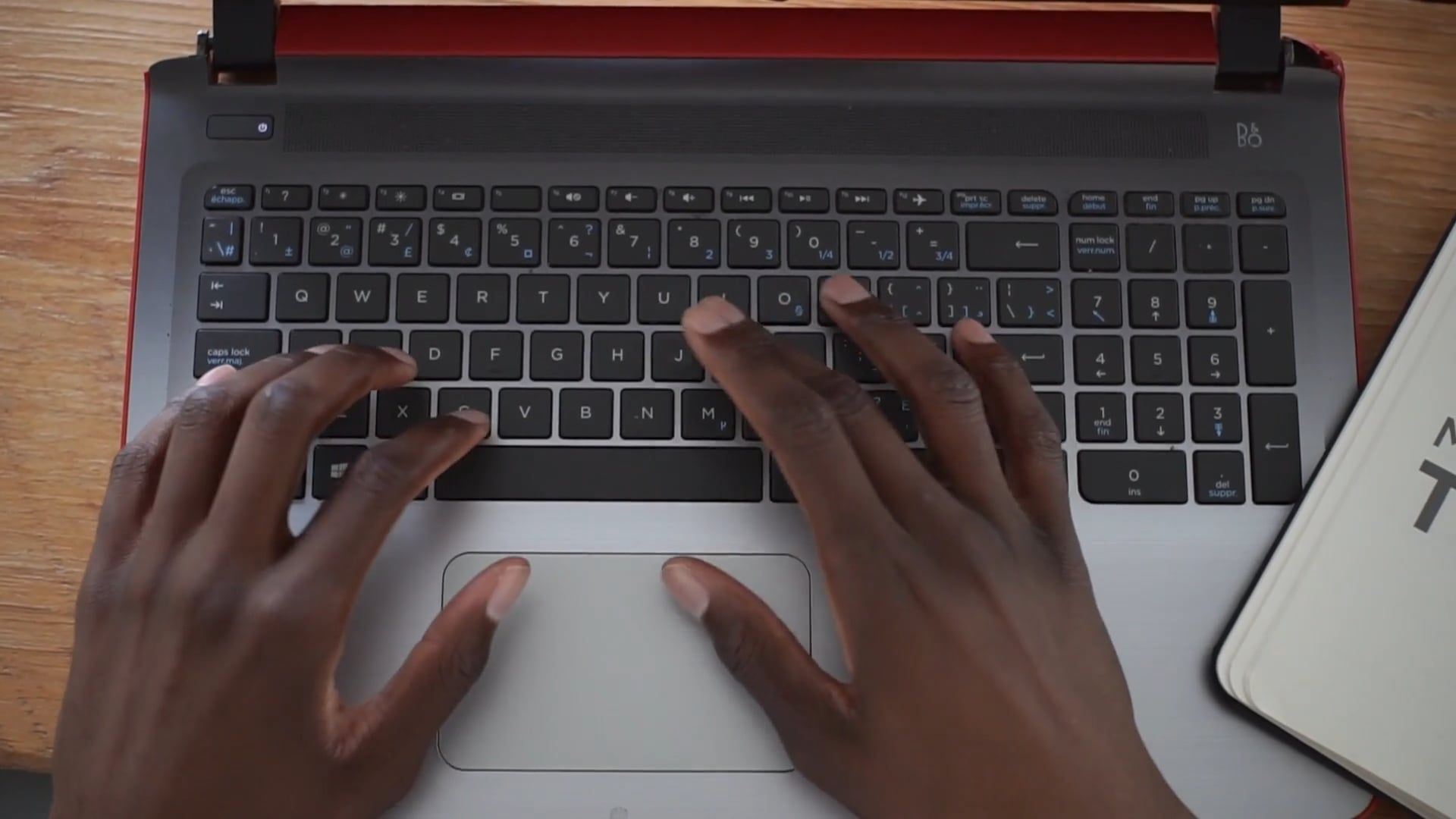 Close-Up Video of a Person Typing on a Keyboard Free Stock Video ...