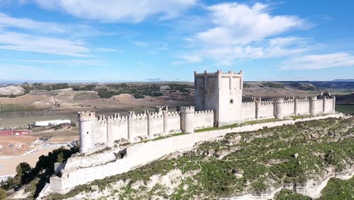 Aerial Footage of a Castle