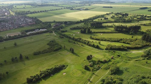 Drone Footage of Fields