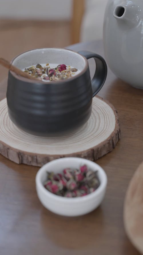 Dried Rose Buds in a Cup