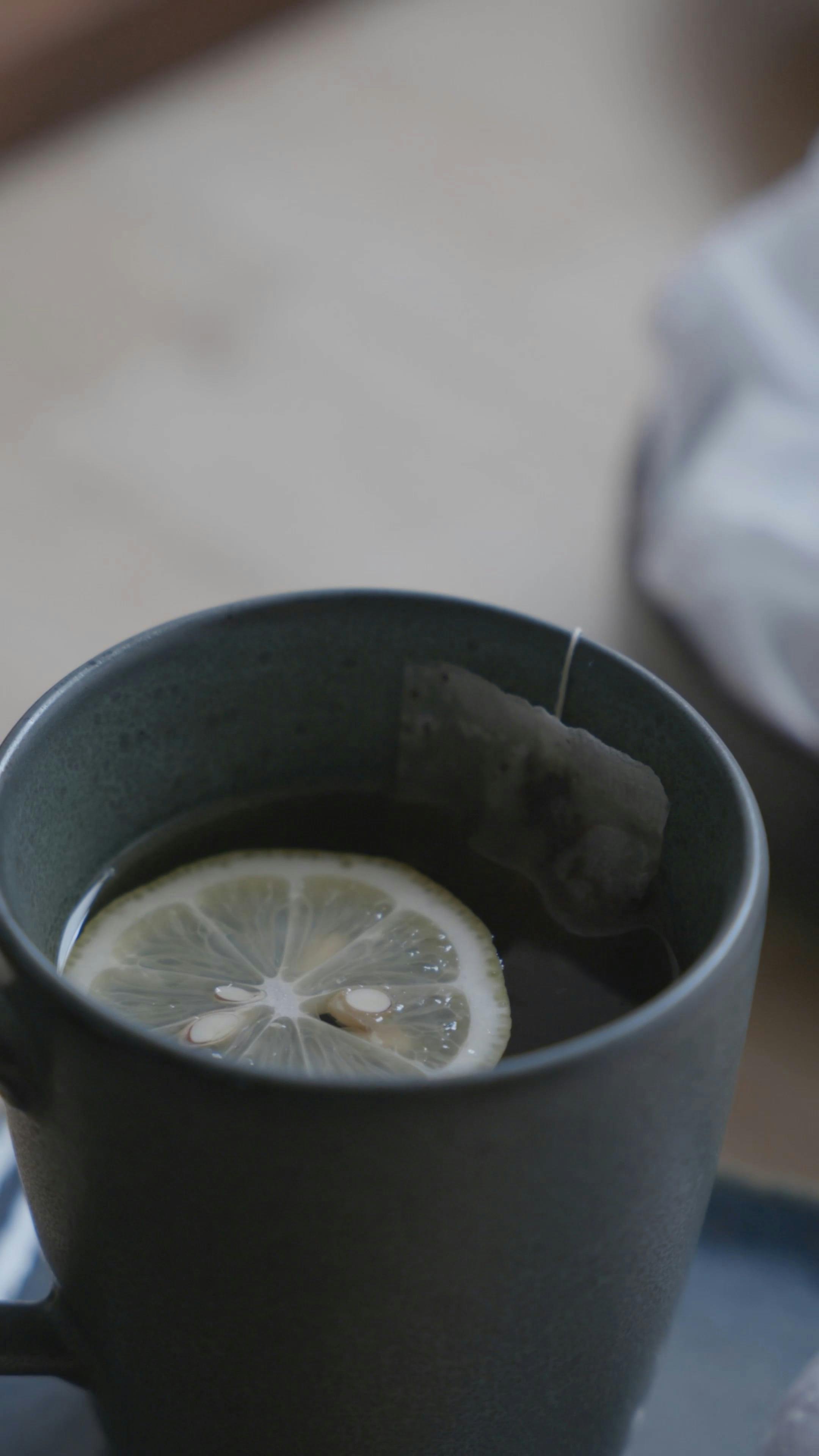 A Tea Bag in the Cup · Free Stock Video