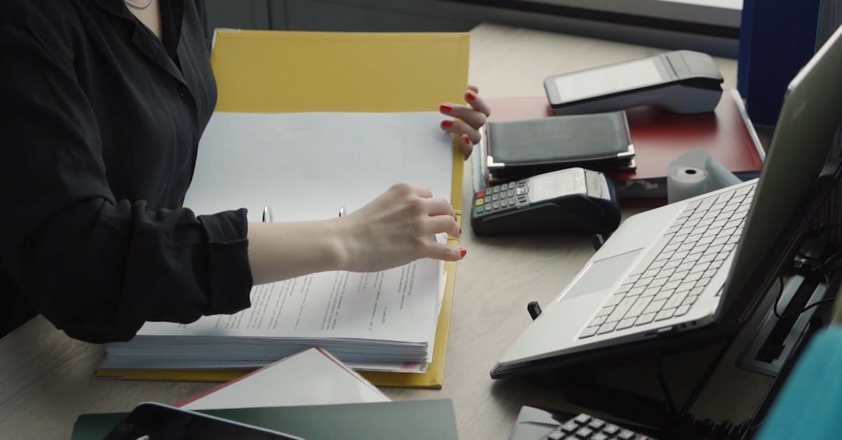 A Woman Checking the Documents Free Stock Video Footage, Royalty-Free ...