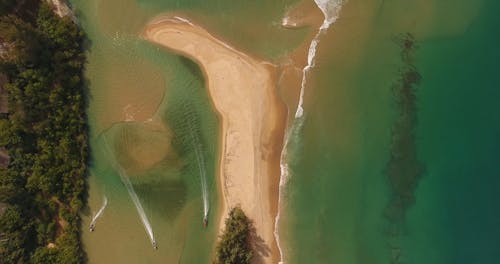 Overhead Shot of a Beach