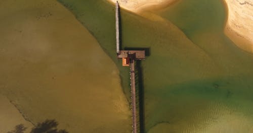 Tilt Shot of a Resort Beachfront