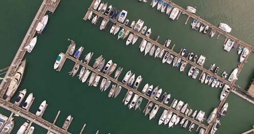 Boats and Yachts in Harbor