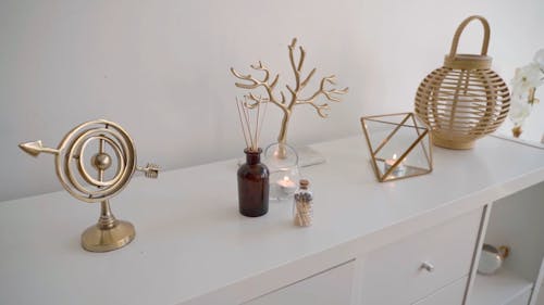 Home Decor on a Console Table