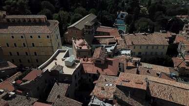 aerial shot of a landscape