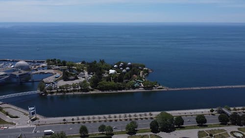 Drone Footage of Ontario Place