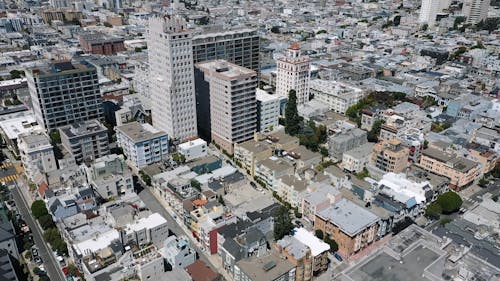 Drone Footage of an Urban City