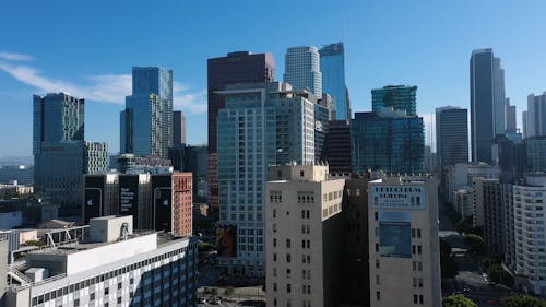 Drone Footage of High Rise Buildings