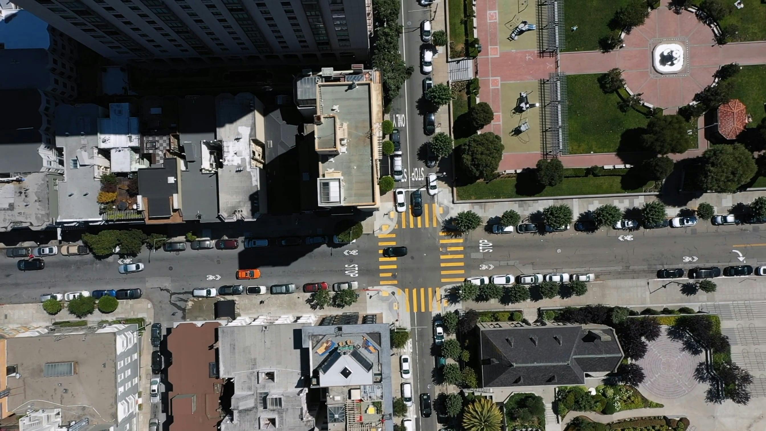 Drone Footage of Cars on the Road · Free Stock Video