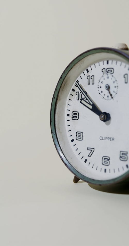 Close Up Video of an Alarm Clock