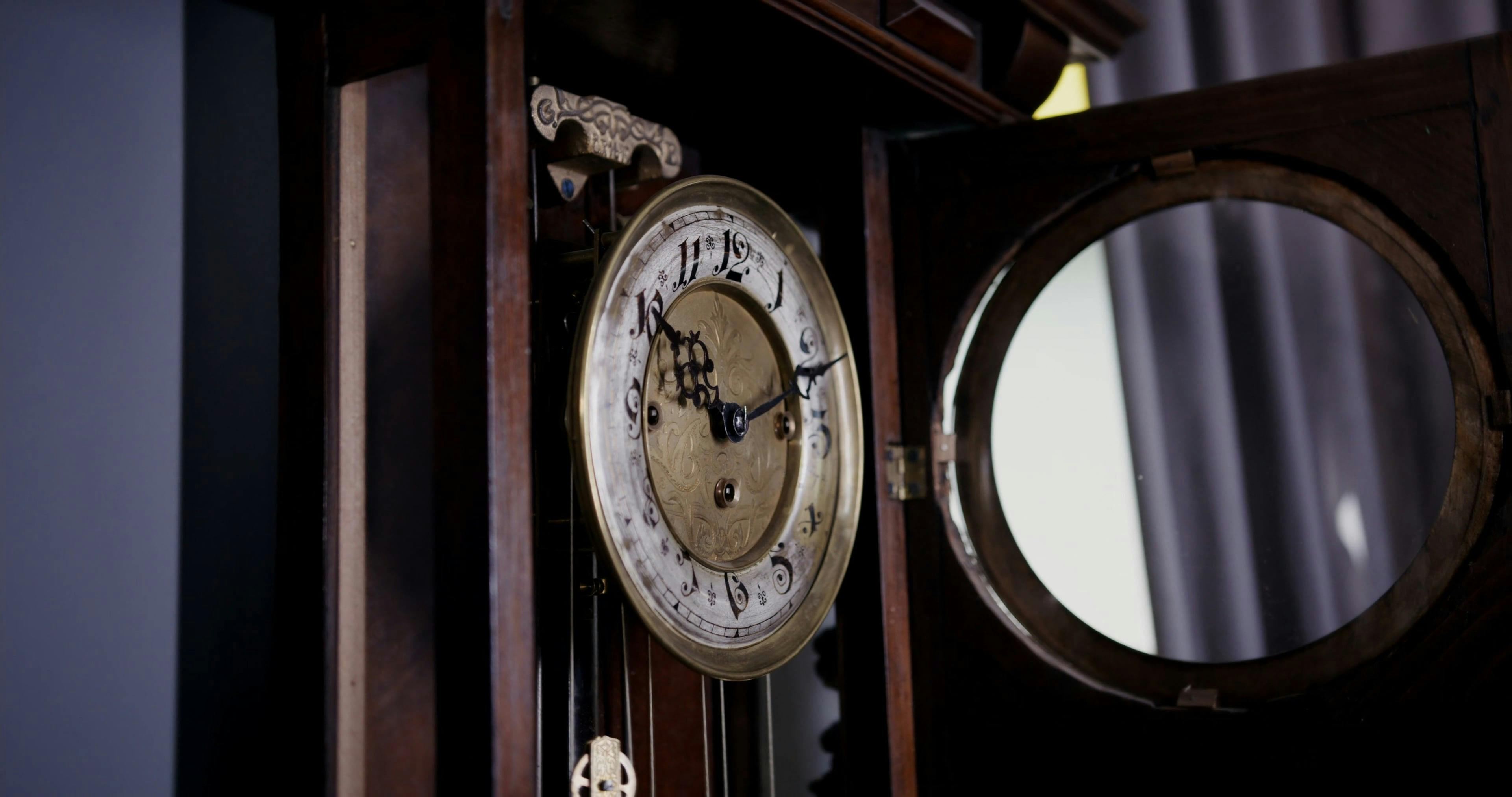 Person Repairing A Grandfather Clock Free Stock Video Footage Royalty   Pexels Photo 8322164 