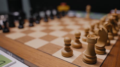 Close Up Video of Chess Pieces