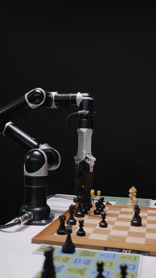 A Robot Playing Chess