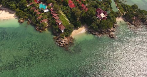 Drone Shot of an Island