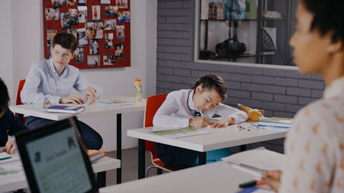 Students Studying Inside the Classroom · Free Stock Video