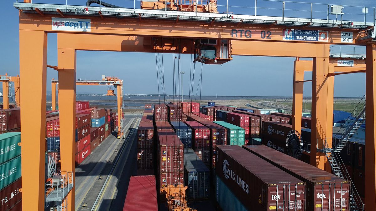 Moving Container with Excavator Free Stock Video Footage, Royalty-Free ...