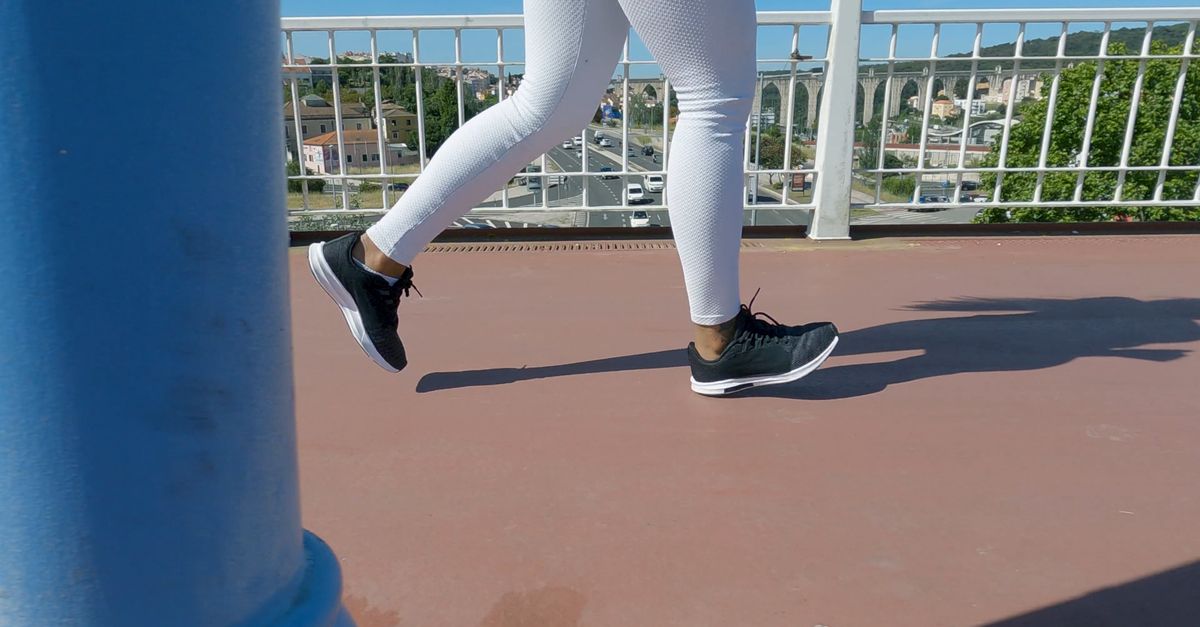 Surpass Running A Woman Running on the Overpass Free Stock Video Footage, Royalty-Free ...