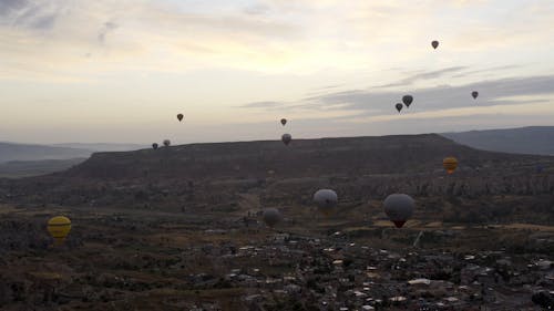 Hot Air Balloons in the Sky