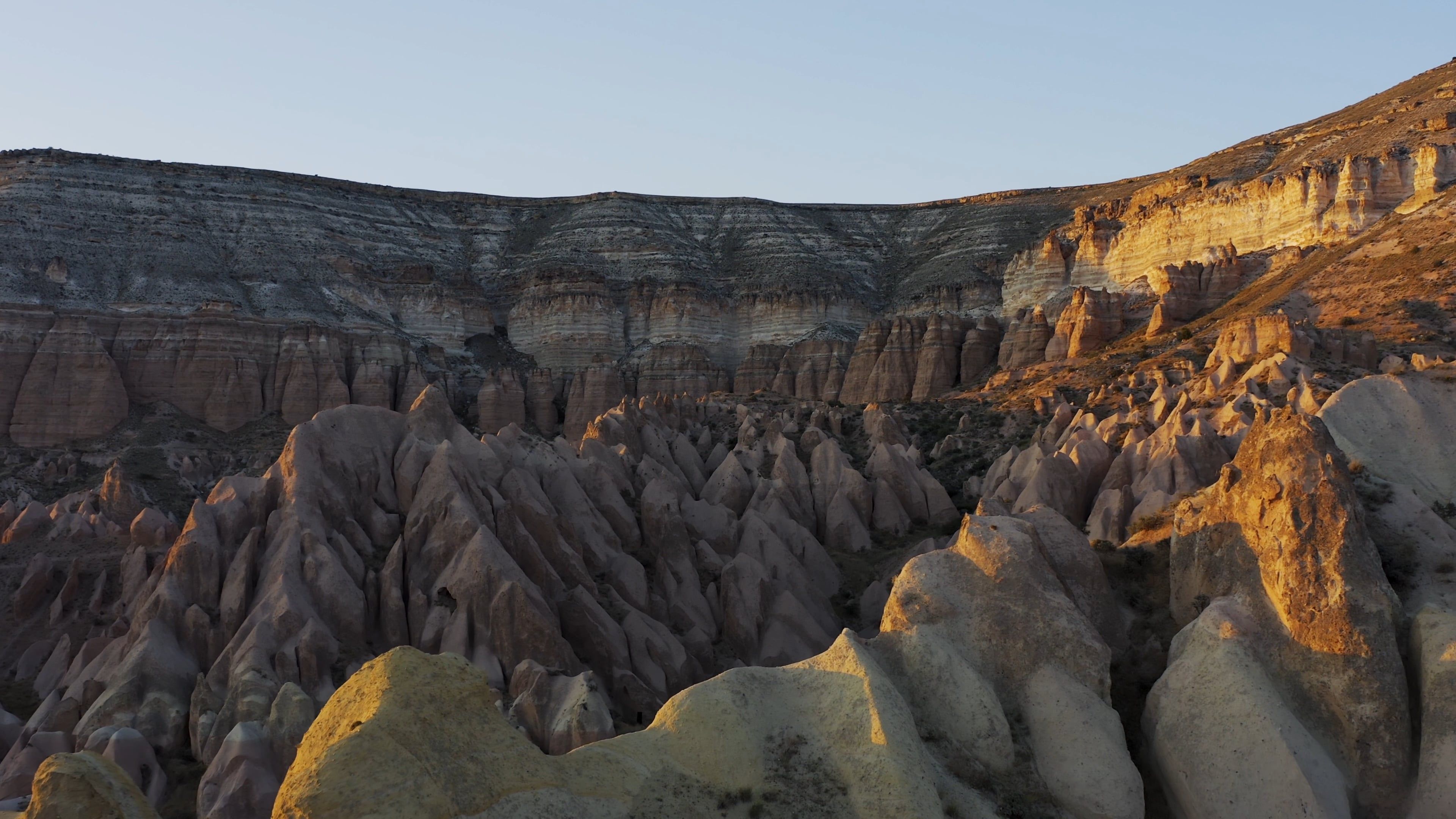 Drone Footage Of Geological Formations Free Stock Video Footage