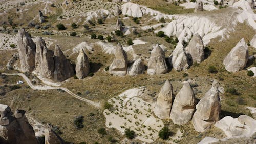 Geological Formations in an Arid Landscape 