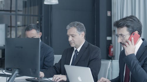 Men Working at the Office