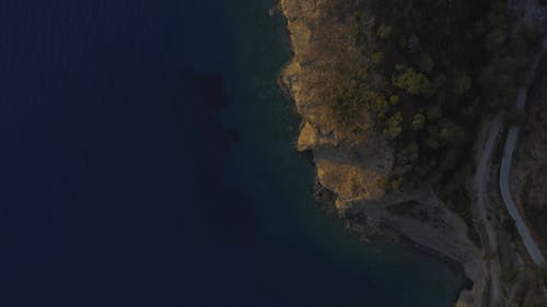 Drone Footage of a Coast