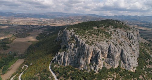 Drone Footage of a Geological Formation