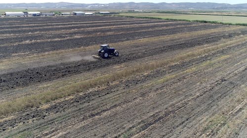 Tractor on the Field