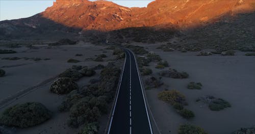 A Scenic View of a Mountain Range